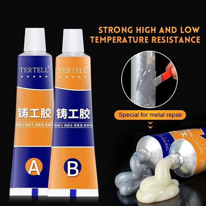 Cola Resistente Ao Calor Solda Fria De Metal A & B Adesivo Gel De Fundição Ferramentas Composto