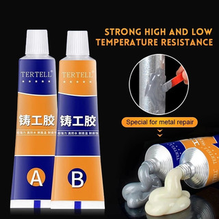 Cola Resistente Ao Calor Solda Fria De Metal A & B Adesivo Gel De Fundição Ferramentas Composto