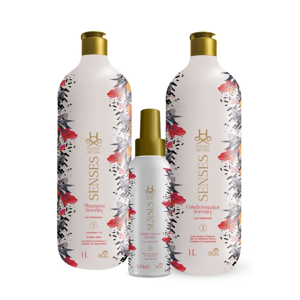 Kit Hydra Spa Shampoo Condicionador Colonia Senses Serenity