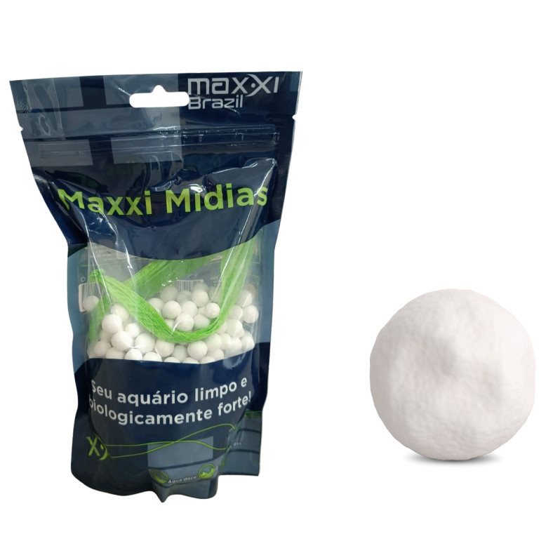 Maxxi Midia Nitroesfera Para Aquarios Com Bolsa 100g em Oferta na Shopee