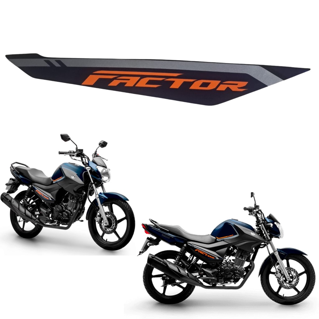 Adesivo Gráfico Tampa Lateral Direito Ybr Factor 150 2024 Original Yamaha