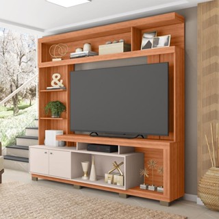 Estante Home Bambam Marrom Para TV até 65 Polegadas Caemmun em Oferta na Shopee