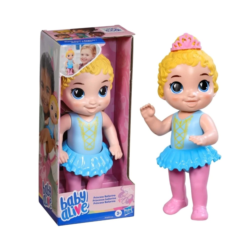 Boneca Baby Alive Princesa Bailarina Loira Hasbro - 18528 em Oferta na Shopee
