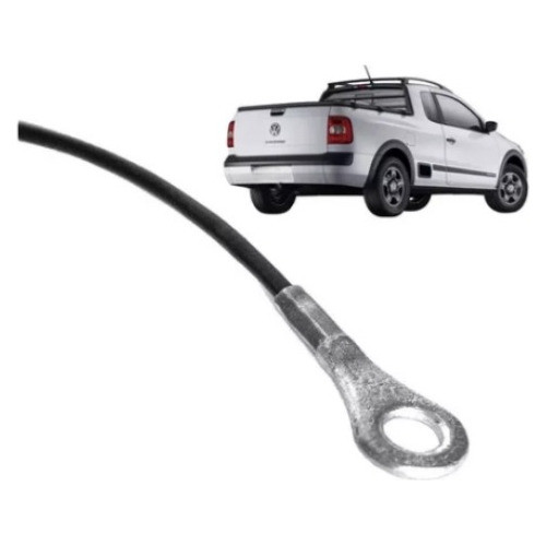 Cabo Aço Tampa Traseira Saveiro G5 2008 A 2019 Lado Esquerdo