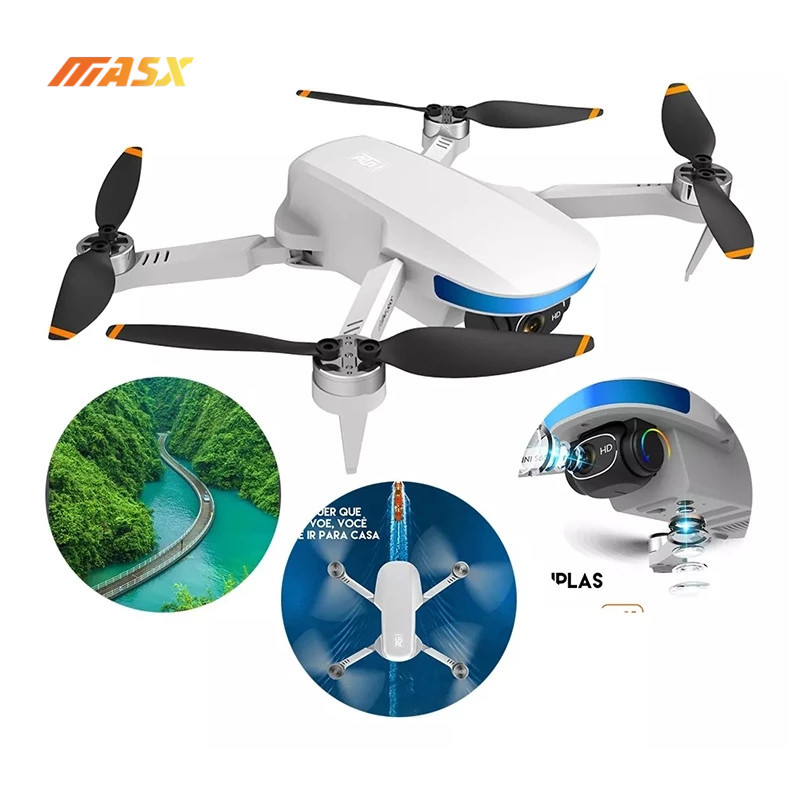 S6S Drone Mini Com 2 Baterias 2 Cameras Gps 5g Brushless S6s em Oferta na Shopee