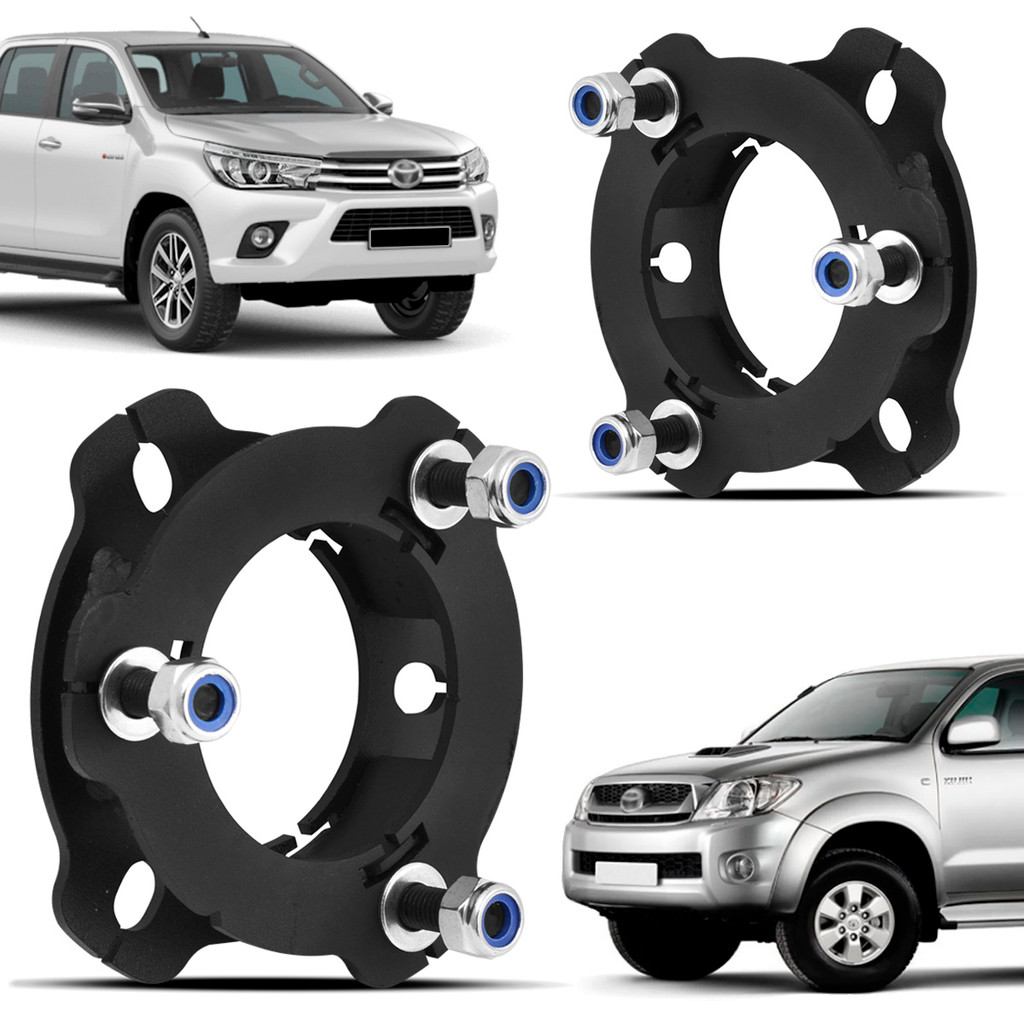 Par Lift Dianteiro Calço Suspensão 2 Polegadas Hilux 05/24