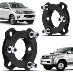 Par Lift Dianteiro Calço Suspensão 2 Polegadas Hilux 05/24