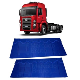 Cortina 2 pçs  VW Constellation Cetim em Oferta na Shopee