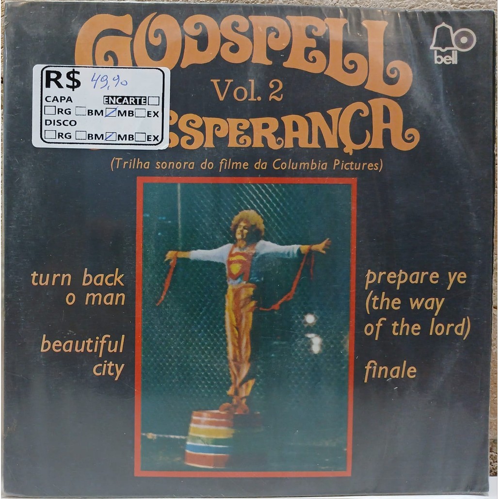 Vinil Lp Compacto Godspell A Esperança Vol. 2 Trilha Sonora
