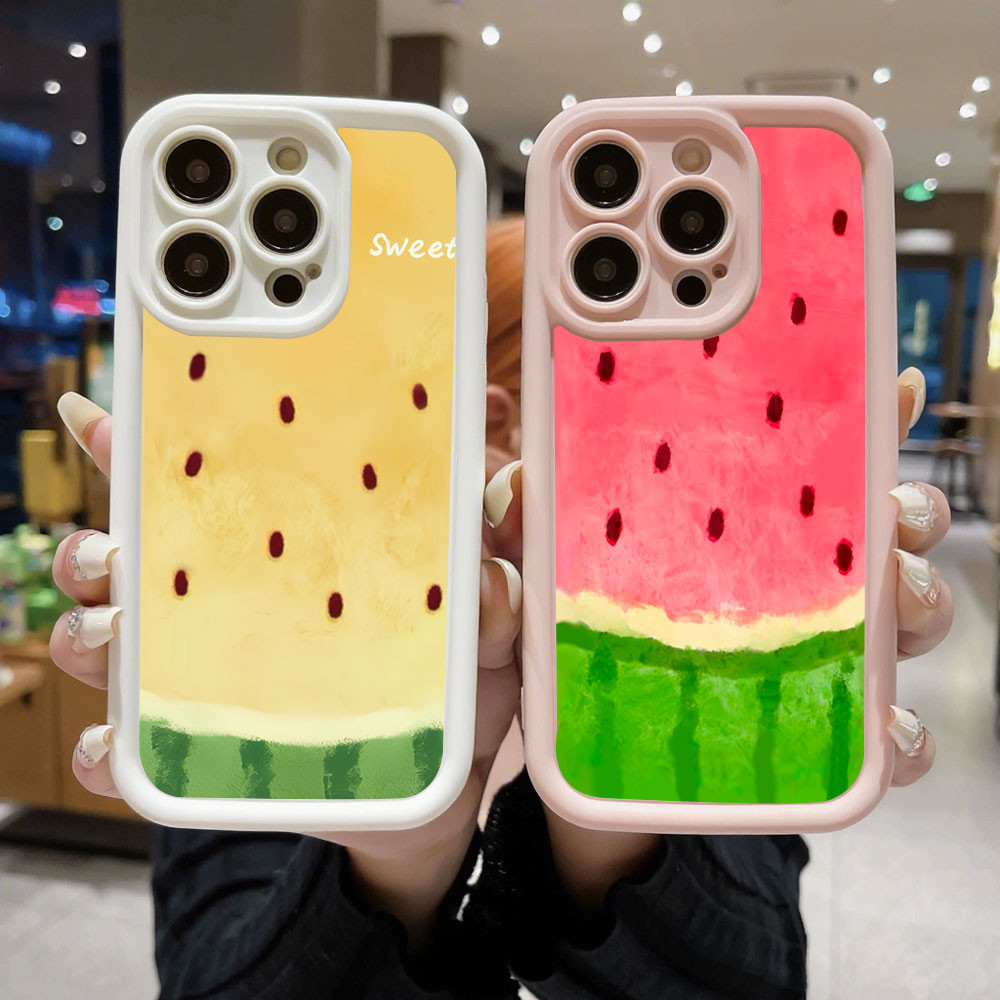 Capinha Capa Samsung S24 Ultra S24 Plus S23 S22 S21 M34 F34 A15 A14 A13 A55 A35 A54 S23FE Watermelon Phone case