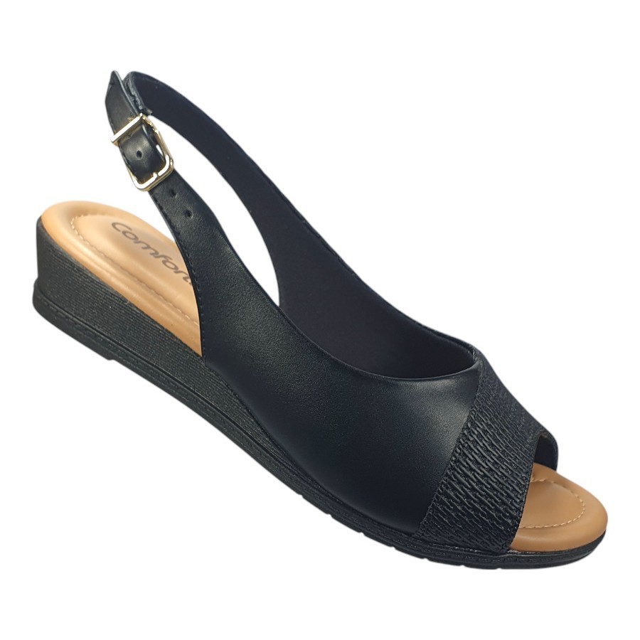 Sandália Feminina Comfortflex Anabela 2474403 Confortável em Oferta na Shopee