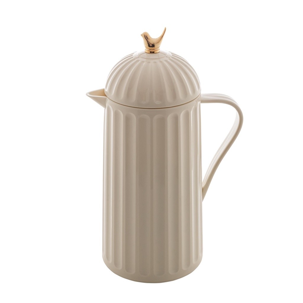 Garrafa Térmica de Plástico Bird Branca Wolff 1L
