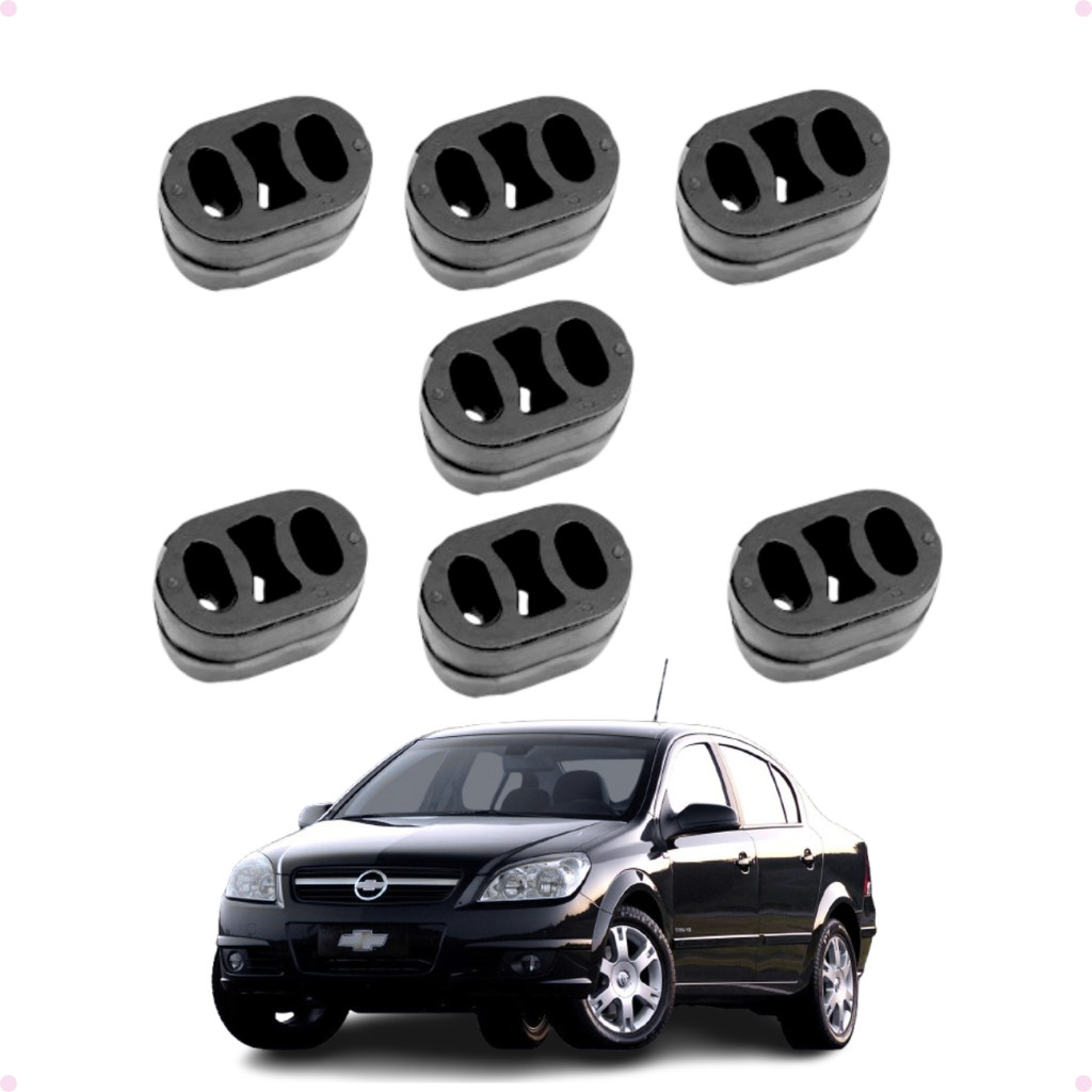 Kit 7 Borrachas Coxim Escapamento Vectra Astra Corsa