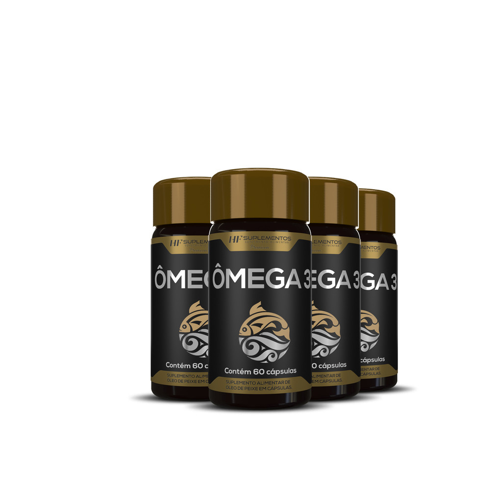 4X ÔMEGA 3 PREMIUM 60CAPS HF SUPLEMENTOS