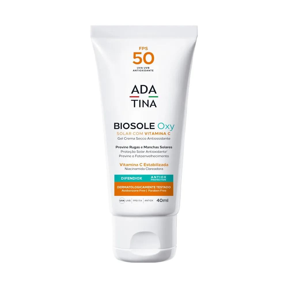 Protetor Solar Ada Tina Antioxidante FPS 50 Ada Tina Biosole Oxy 40ml - Beauty