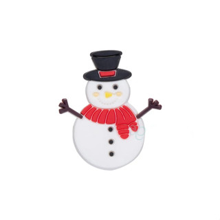 Aplique Boneco de Neve Silicone - 3,5cm - 4 Un - Artegift - Rizzo em Oferta na Shopee