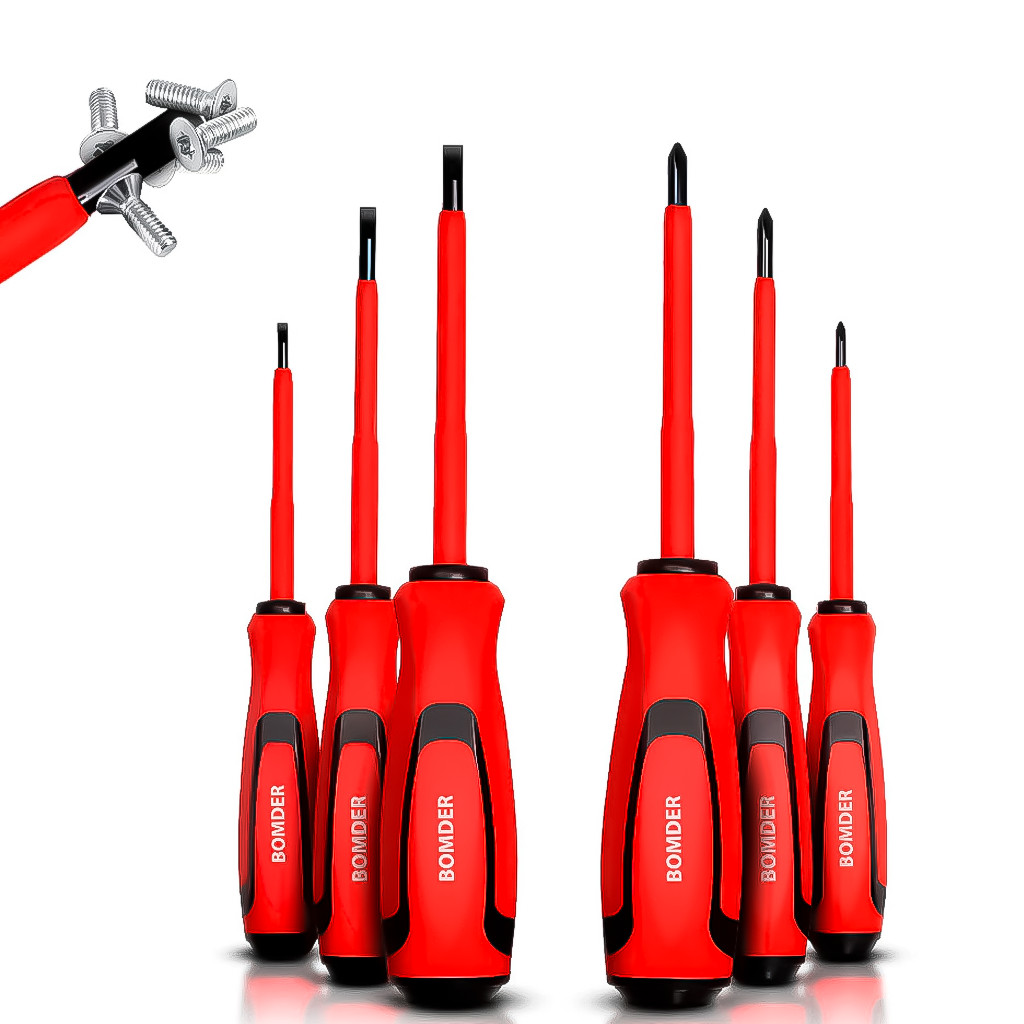 Jogo De Chaves De Fenda Philips Isolada 1000V Eletricista kit com 6 Peças em Oferta na Shopee