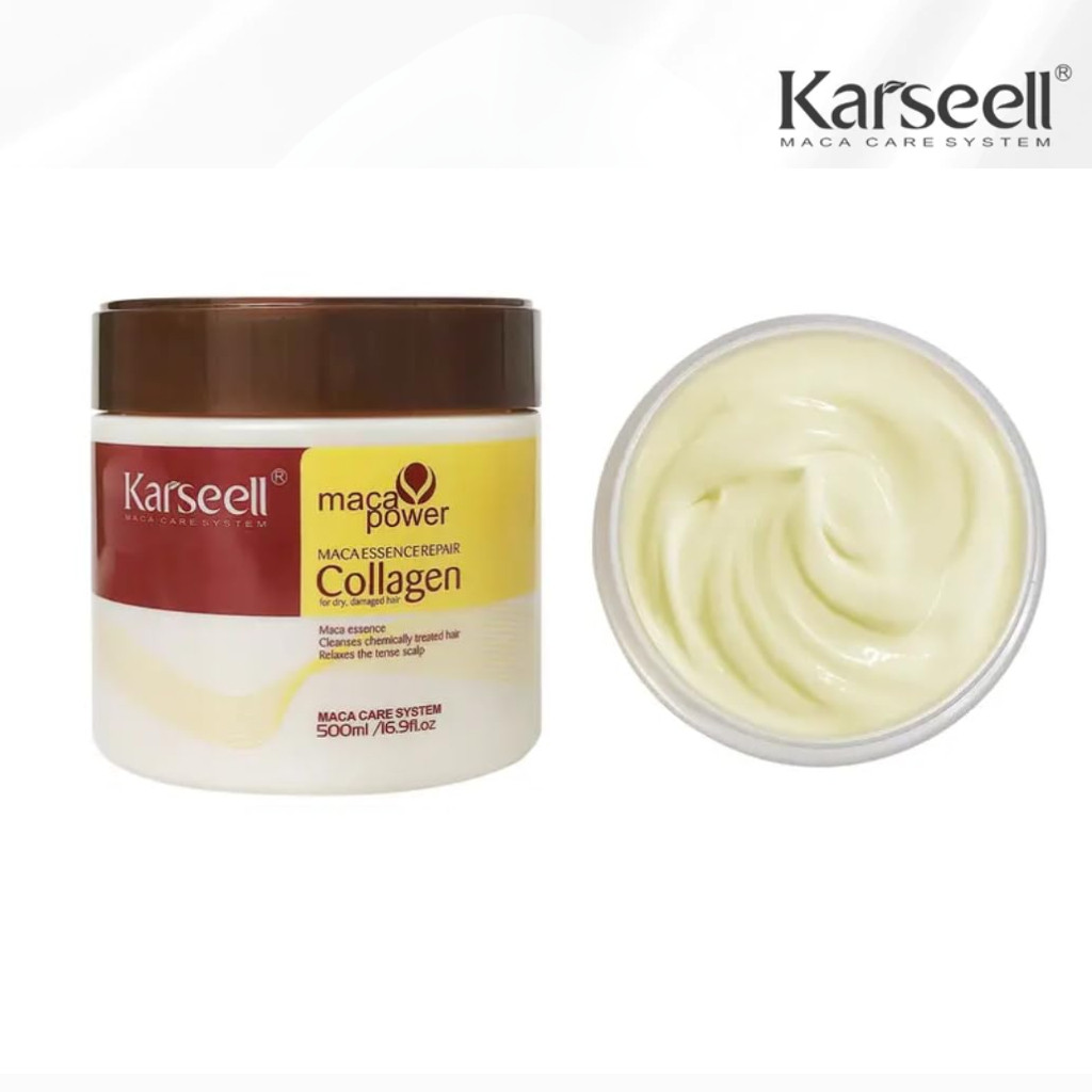 Maca Power Collagen Karseell Máscara De Hidratação Profunda 500ml - ENVIO IMEDIATO