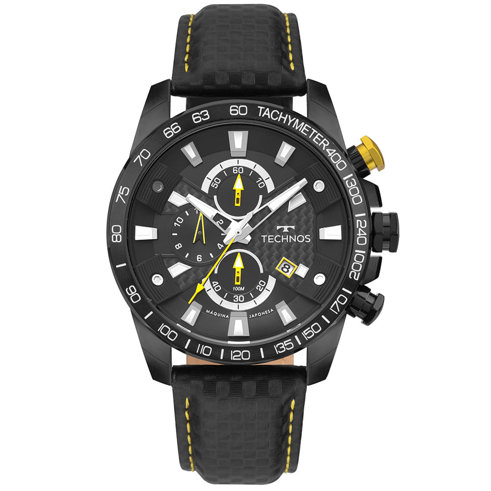 Relógio Technos Masculino Ts Carbon Preto - OS1ABT/0P