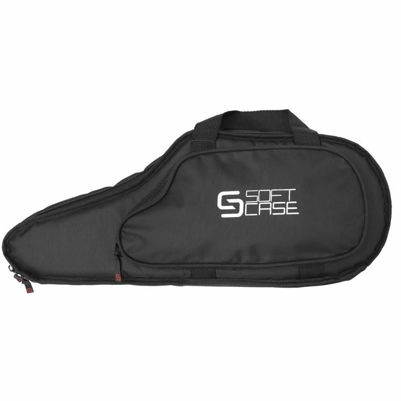 Capa Soft Case Sax Alto Start 36 Almofadada Nylon 600 com Alça de Mão e Ombro, Bolso Frontal e Zíper Reforçado