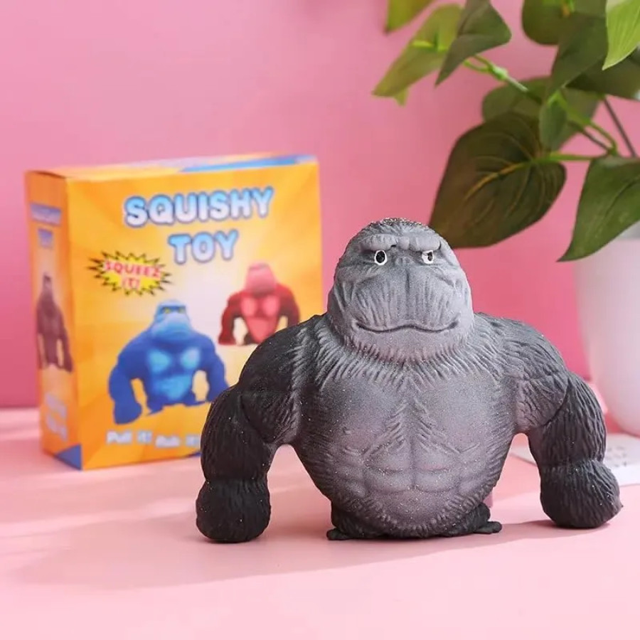 Boneco Antiestresse Macaco Elástico Fidget Toy