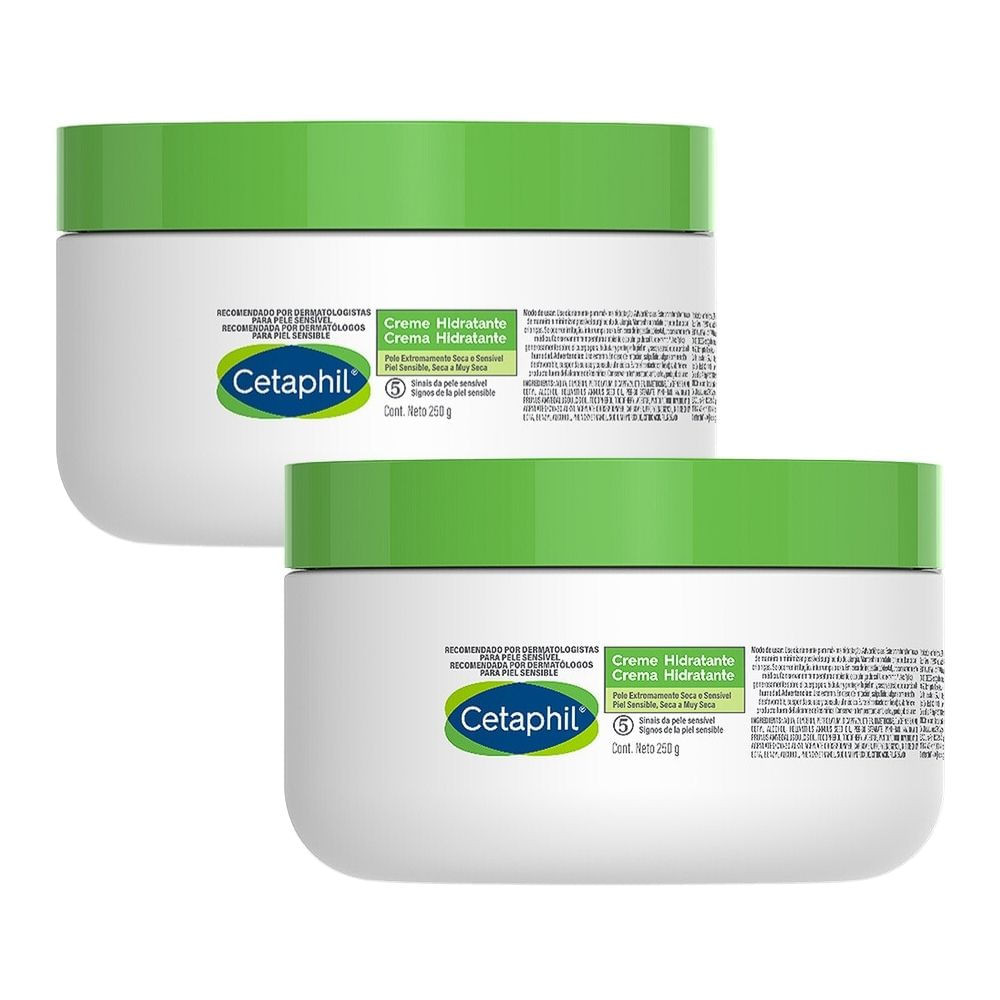 Kit 2 Cetaphil Creme Hidratante Galderma 250g - Beauty