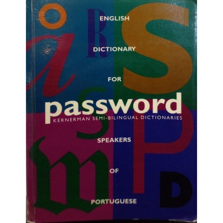 Password: English Dictionary for Speakers of Portuguese (Fisk) autor Sem Autor