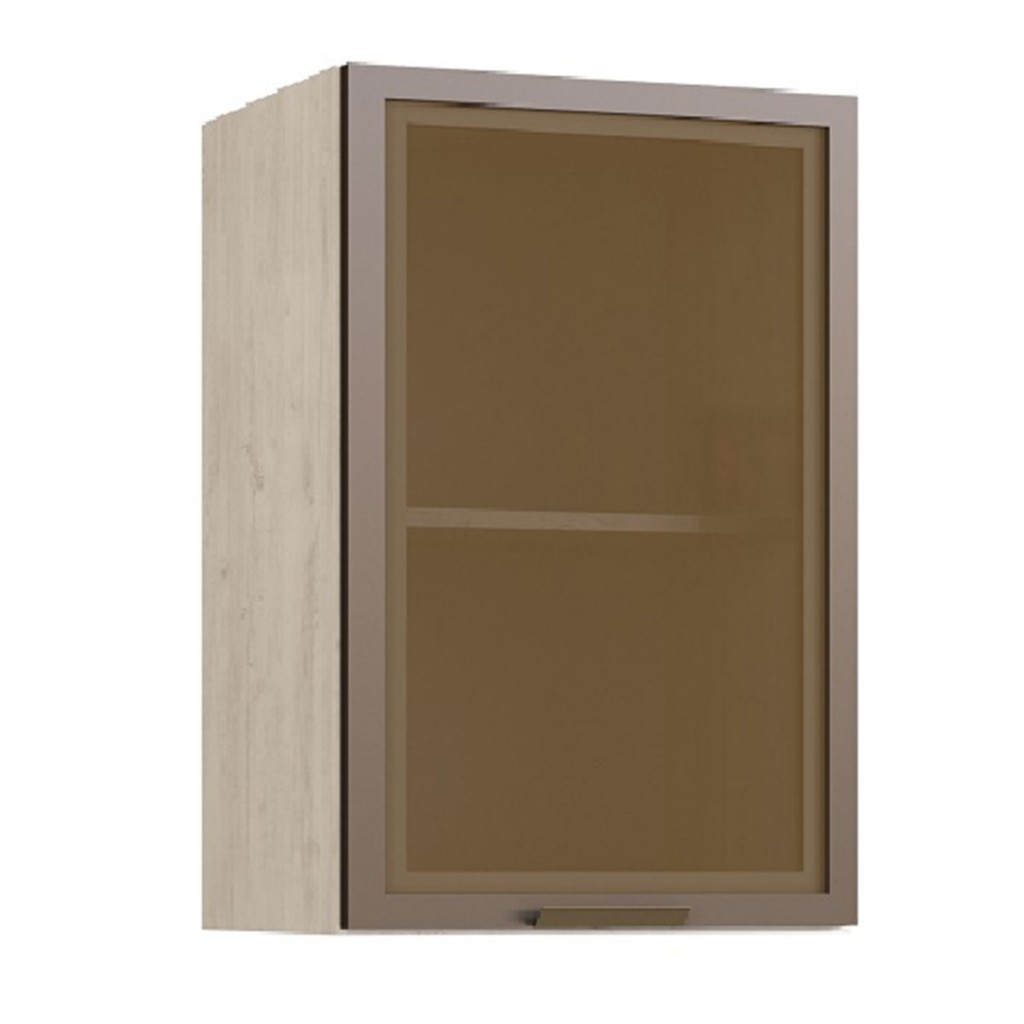 Armário Aéreo Cozinha Greta 1 Porta 1 Prateleira com Vidro - IRM Móveis em Oferta na Shopee