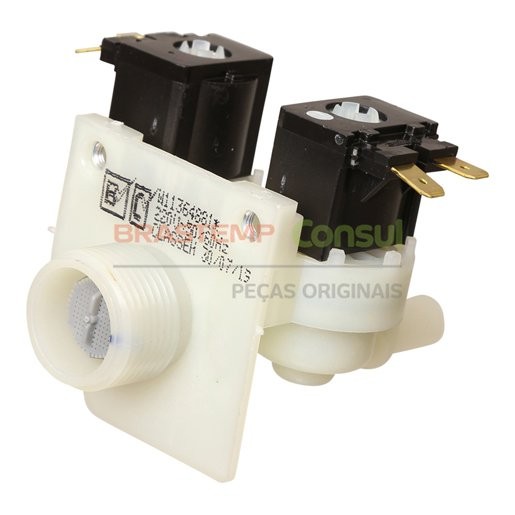 VALVULA DUPLA LAVADORA BRASTEMP CONSUL 220V W11364881