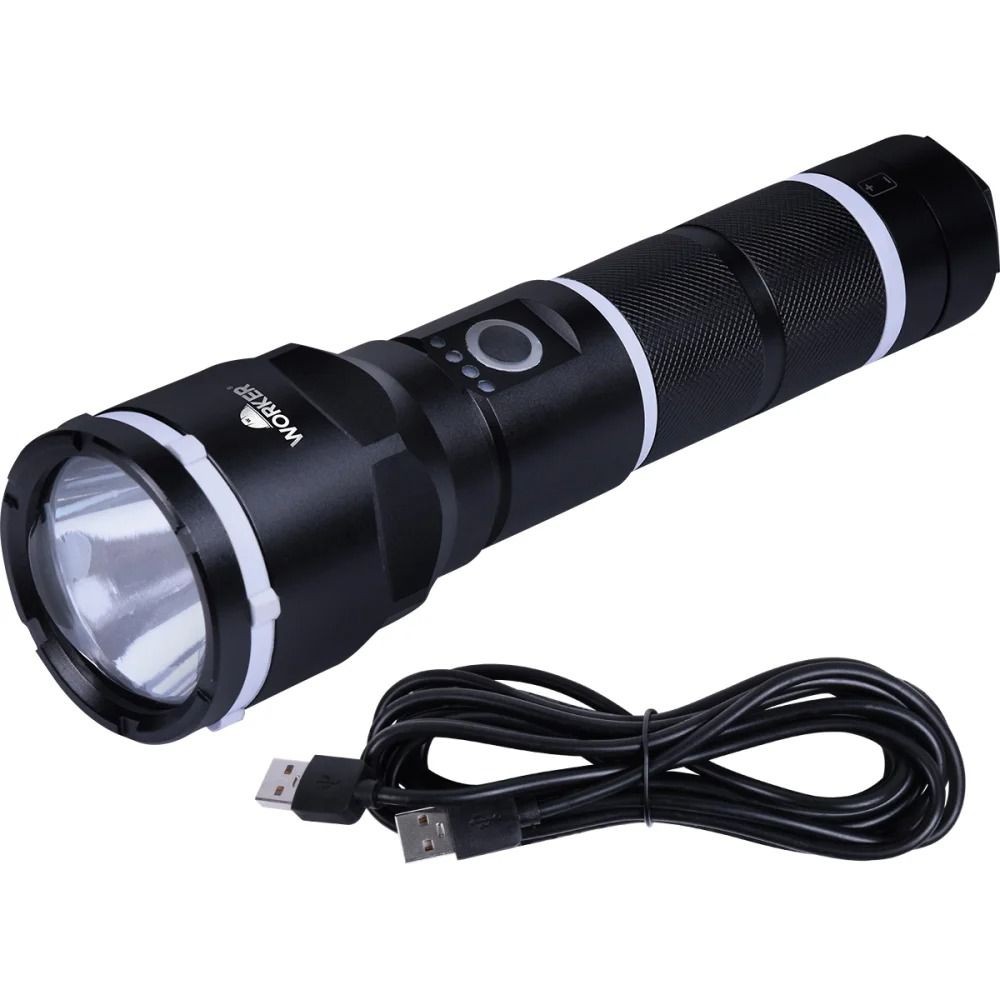 Lanterna de LED Cree Recarregável 450lm 10W 3,7V Worker