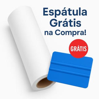 Vinil Branco Adesivo 10 Metros + Espátula Grátis | Envelopamento, Plotter, Decoração Geladeira em Oferta na Shopee