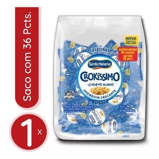 Amendoim Crokissimo Fardo Levemente Salgado Com 36 Unidades De 24g em Oferta na Shopee
