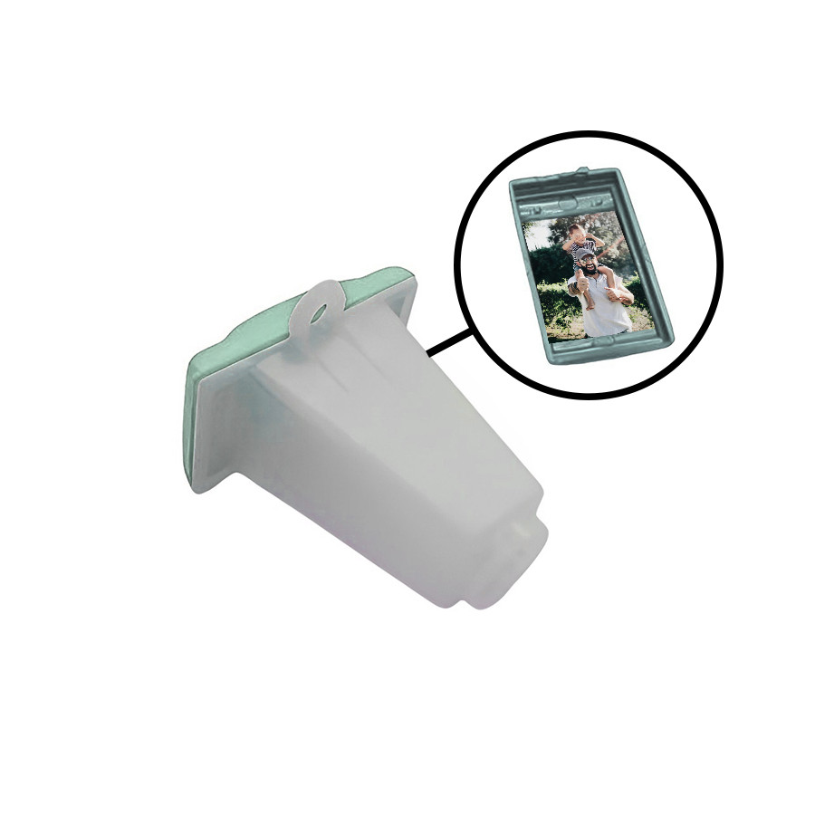 Monóculo Fotográfico com Foto - Azul Claro - 1 unidade - Rizzo em Oferta na Shopee