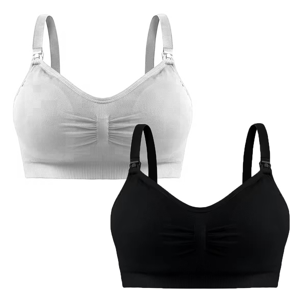 Kit2 Sutia Amamentação Reforçado Lingerie Roupa Maternidade em Oferta na Shopee