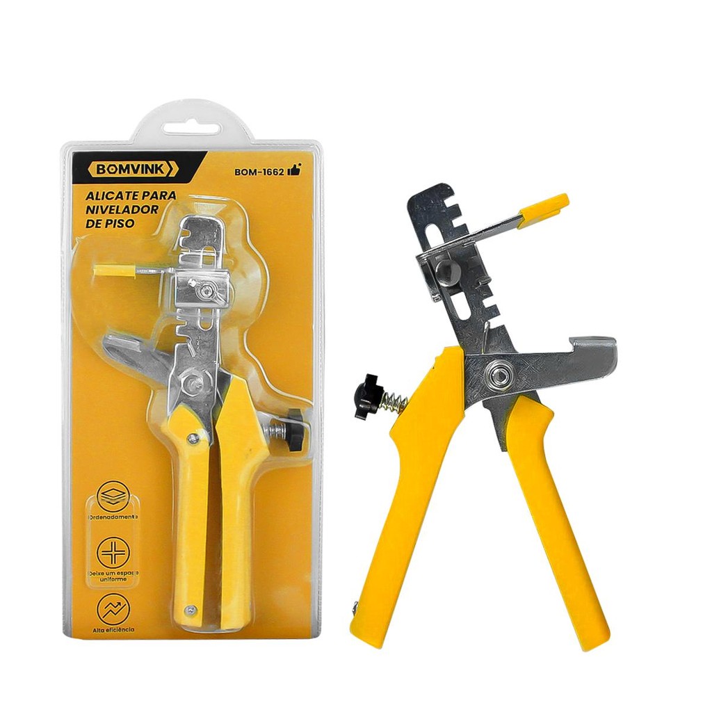 Alicate Nivelador de Piso Engrenagens Ajustáveis Porcelanato Cunhas Ceramicas