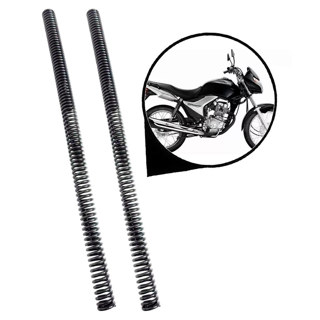 Par Mola Suspensão Bengala Honda Cg 150 Start 2014 Até 2015 Cg 160 Titan 2016 Até 2017