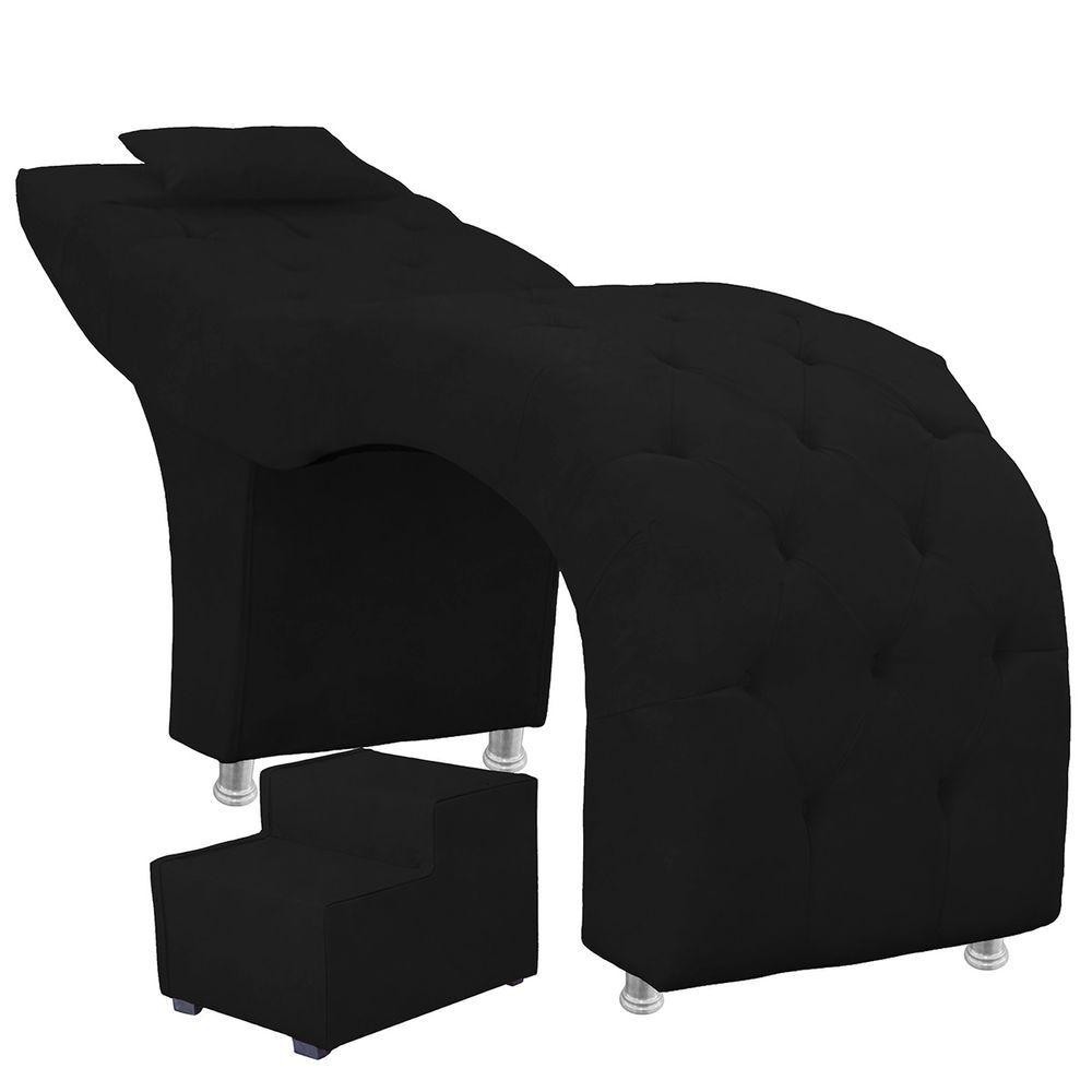 Kit Escada Maca Estofada Capitone Estetica Facial Sombrancelha E Cilios Preto em Oferta na Shopee