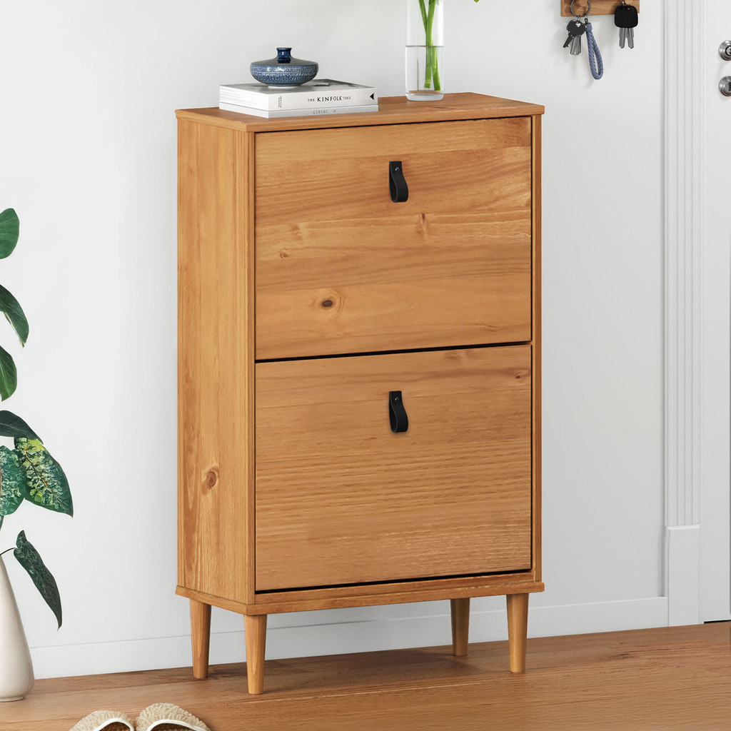 Sapateira Estreita Organizadora Madeira Mikka Compacta Tênis 44 Freijó em Oferta na Shopee