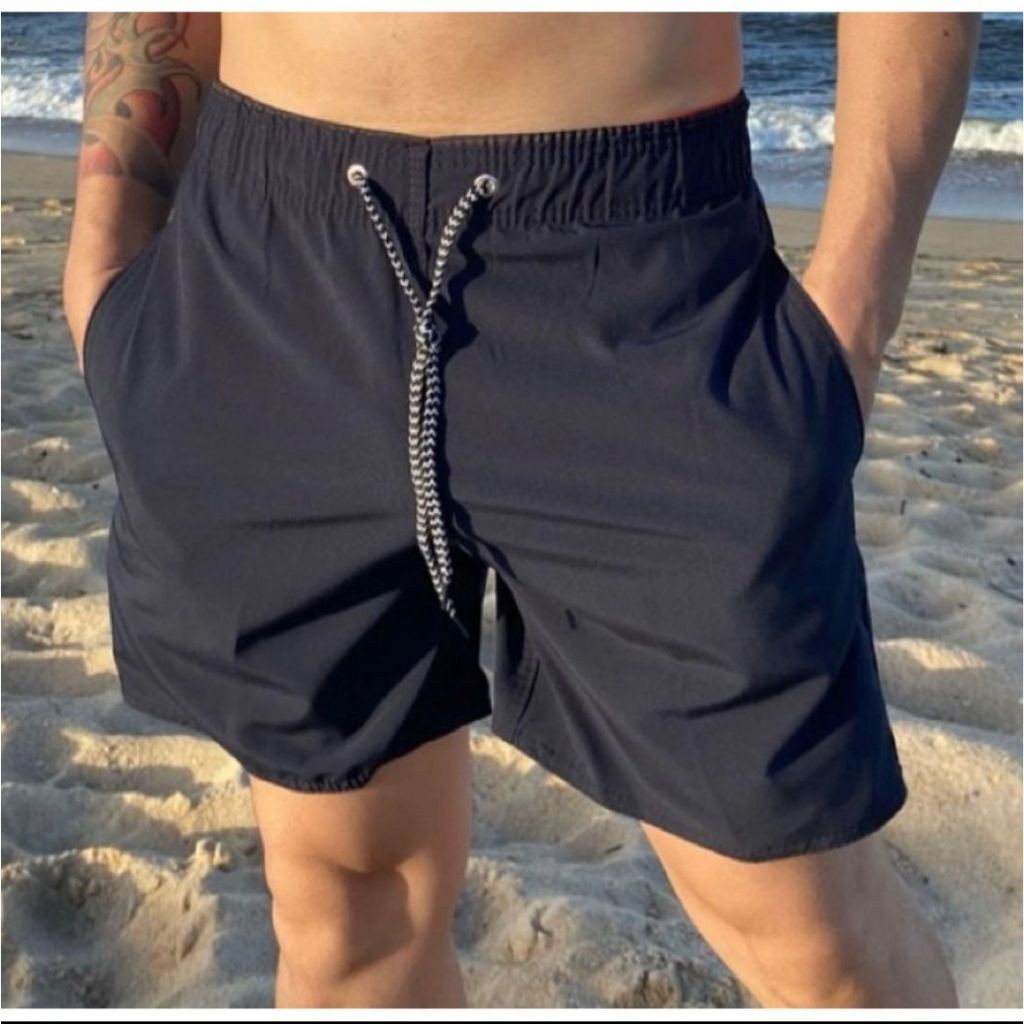 Short Academia Masculino Leve E Flexível Elástano