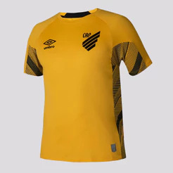 Camisa Umbro Athletico Paranaense Goleiro 2025 Amarela e Preta