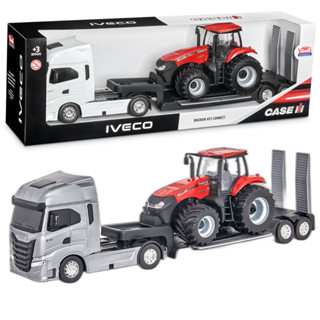 Brinquedo Caminhão Iveco Plataforma Com Trator Case - Usual Brinquedos em Oferta na Shopee