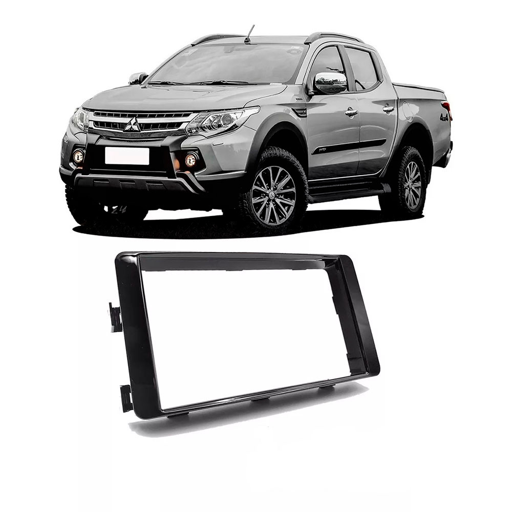 MOLDURA 2 DIN JAPONES MITSUBISHI TRITON 2017 2018 2019 2020