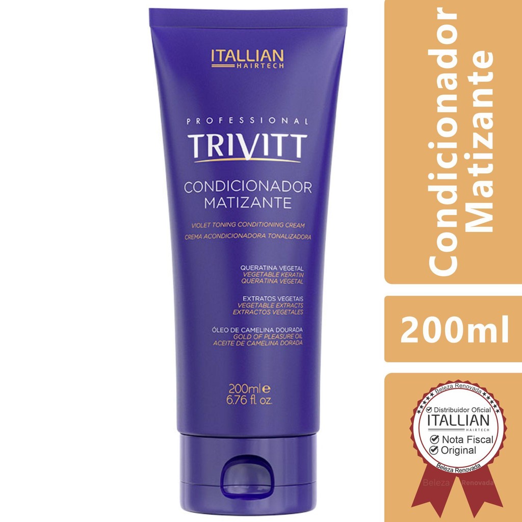 Condicionador Trivitt Hidratante Matizante Itallian 200Ml