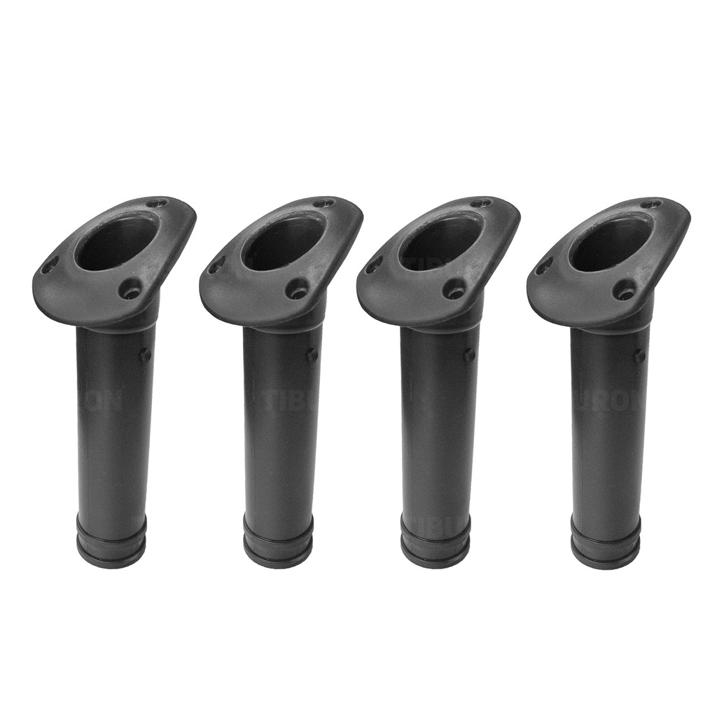 Kit 4 Porta Varas Caniço de Embutir Inclinado Barco Caiaque