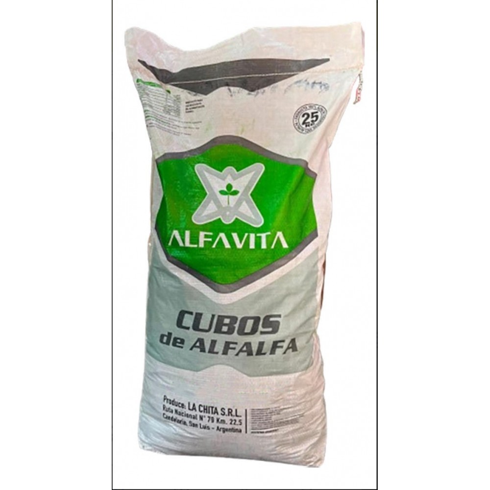 Alfafa em Cubos Equinos Muares Cavalo Egua Burro Mula 25kg em Oferta na Shopee