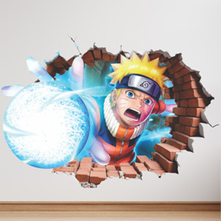 Adesivo Papel De Parede Quarto Infantil Anime Efeito 3d em Oferta na Shopee