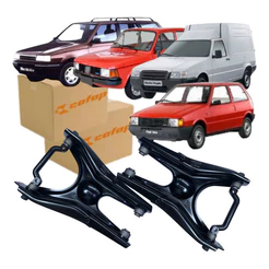 Par 2 Bandeja Traseira Original Cofap Uno 1983 1984 1985 1986 1987 1988 1989 1990 1991 a 2013