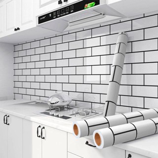 Kit com 10 Metros de Adesivo PVC tipo Papel de Parede Azulejo Metro White em Oferta na Shopee