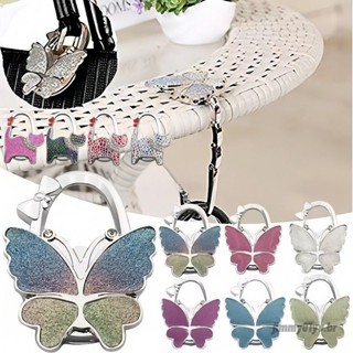 Portátil Dobrável Moda Borboleta Bolsa Saco De Mesa Gancho Titular Para Estudante Cabide Decoração Casa em Oferta na Shopee
