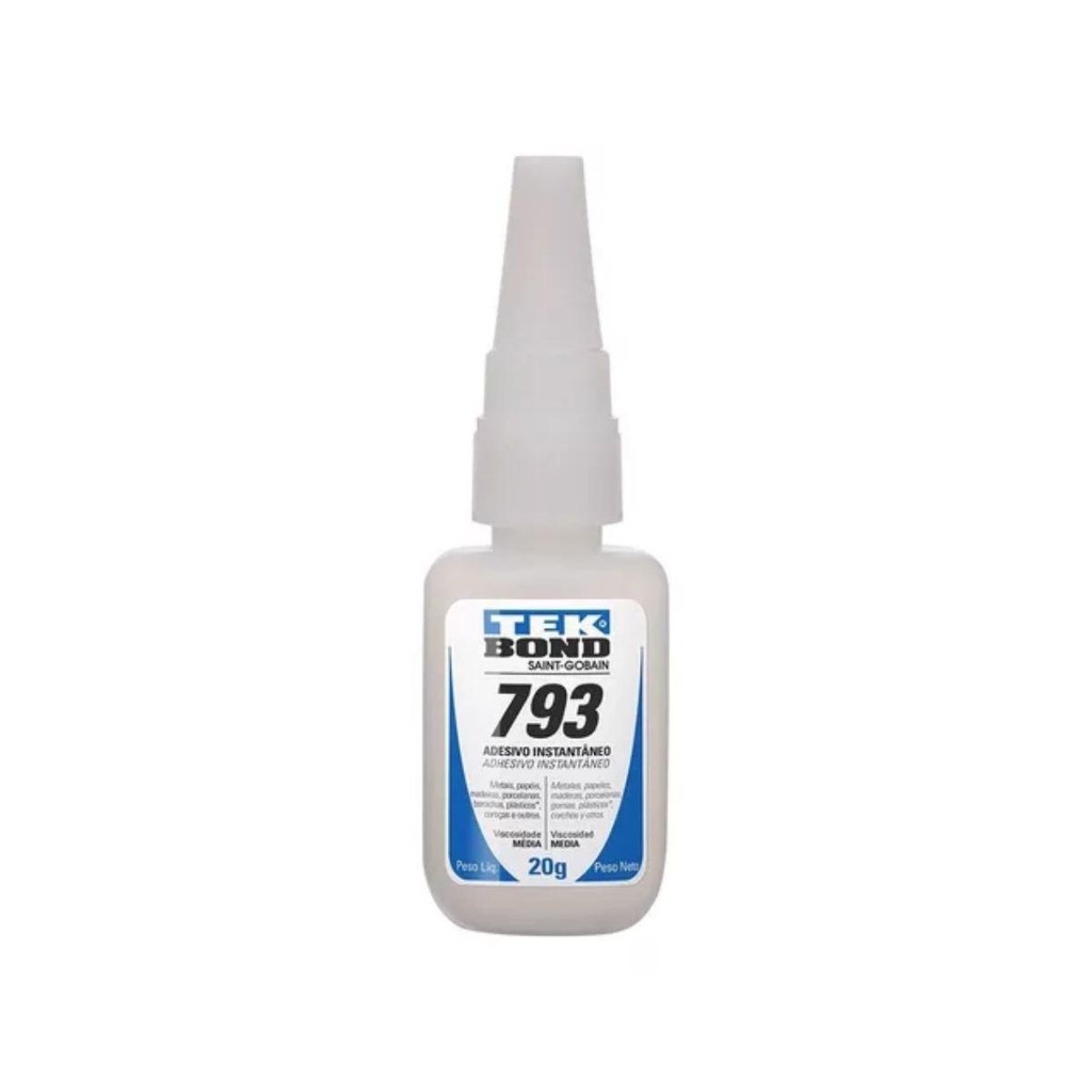 Tekbond 793 Cola Instantânea Super Bond Alta Qualidade 20g